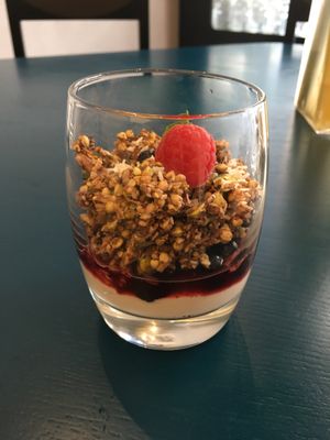 Delicious Coconut Parfait! at Essence Cuisine in East London