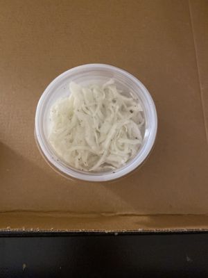 Pizza salad  at Mamma Rosa in Sodertalje