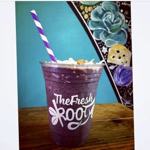 another customers juice that also looked delicious  at The Fresh Root in Mexico City