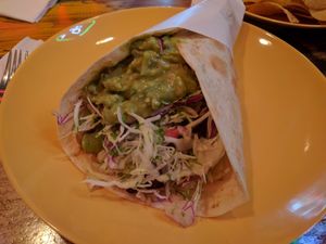 fried vegetable burrito at Dos Tacos - Gwanak in Seoul