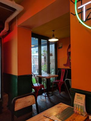 inside the restaurant at Dos Tacos - Gwanak in Seoul