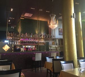 upscale decor at Lalibela  in Stockholm