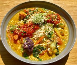 Légumes korma at MU-Food in Geneva