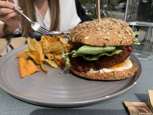 Mu burger  at MU-Food in Geneva