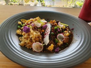 Plat du jour at MU-Food in Geneva