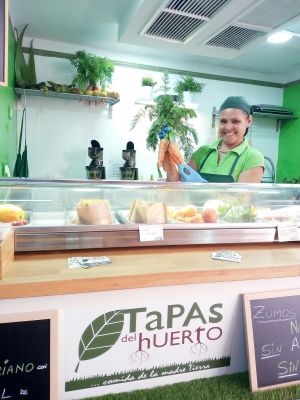 Maria at Tapas del Huerto in Tenerife