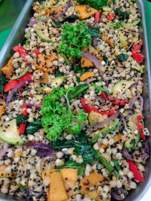 Quinoa salad at Tapas del Huerto in Tenerife
