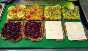 Sandwiches for all... at Tapas del Huerto in Tenerife