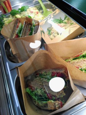 Delicious salads and sandwiches at Tapas del Huerto in Tenerife