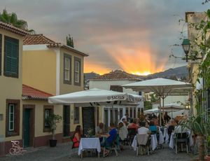 Lovely sunset at copaki at The Town in Funchal