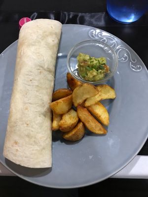 Vegan fajitas (veggies inside)  at The Town in Funchal