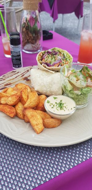 Vegan fajitas at The Town in Funchal
