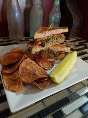 Vegan Chicken Salad Sandwich at Swift Half in North Haven