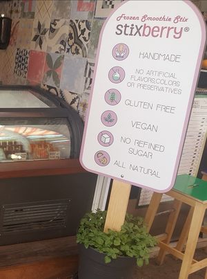 Frozen smoothie at Stixberry in Split