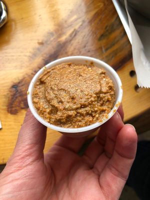 Pumpkin seed taco meat at Revitalive Cafe and Juice Bar in Andover