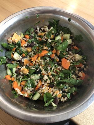 Build your own bowl! at Village Juice Co in Winston-salem