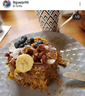 Late post [Feb/2/20]: Vegan 🥞Pancakes de Batata Mameya at El Grifo in Caguas