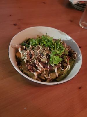 Pasta al oleo #Veganuary at El Grifo in Caguas