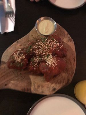 Cauliflower wings at El Grifo in Caguas