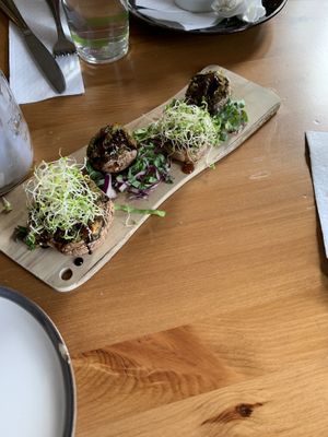 Stuffed mushrooms at El Grifo in Caguas