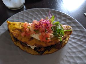 Brunch tortillas at El Grifo in Caguas