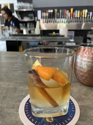 Smokey Bourbon with bitter, cinnamon and orange peel at El Grifo in Caguas