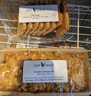 A small sampling of the baked goods at Oat Shop in Somerville