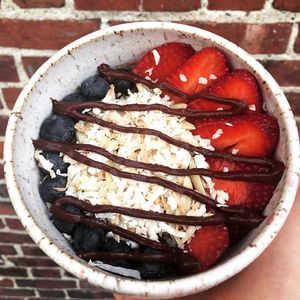 almond joy at Oat Shop in Somerville