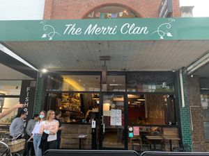 Outside at The Merri in Preston