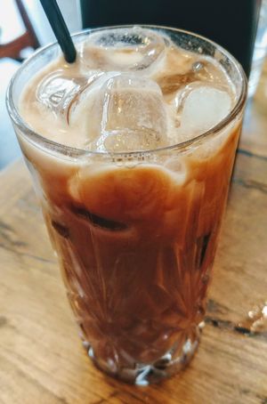 Iced chocolate at The Merri in Preston