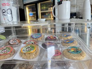 Vegan cookies   at Falling Rock Cafe & Bookstore in Munising
