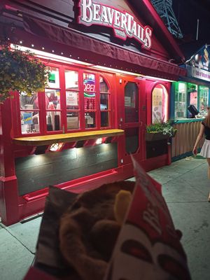 Cinnamon sugar at BeaverTails in Ottawa