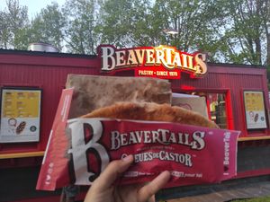 This was at a different location, but same shop at BeaverTails in Ottawa