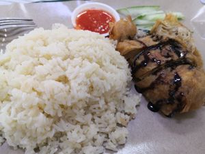 Vegan chicken rice at Wan Yuan 萬緣齋 - Woodlands in North Singapore