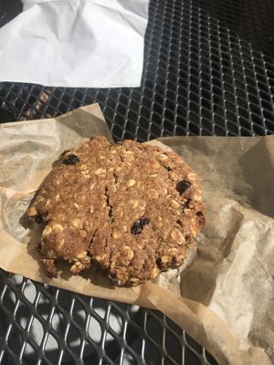 Best of the two cookies we got - oatmeal raisin at The Local Grocer in North Conway
