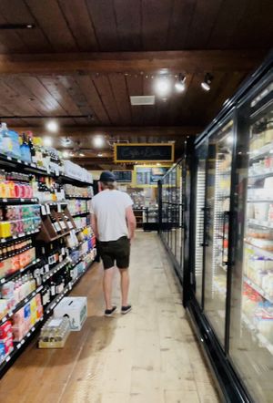 Fridges/freezers and beverages  at The Local Grocer in North Conway