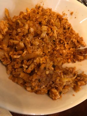 Cauliflower rice   at Tocaya Modern Mexican in Playa Vista