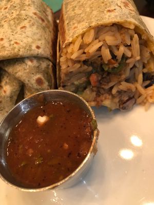 Fajita burrito  at Tocaya Modern Mexican in Playa Vista