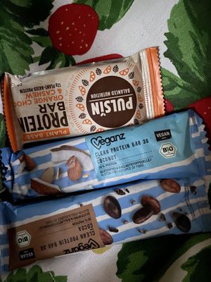 vegan protein bars🙃 at Puro Shop in Prague