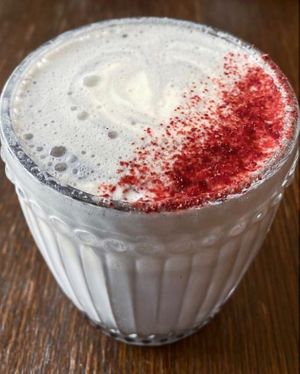 PB Purple Latte at Miranda Cafe in North London