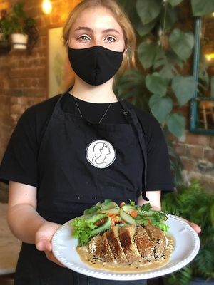 The team of Miranda at Miranda Cafe in North London