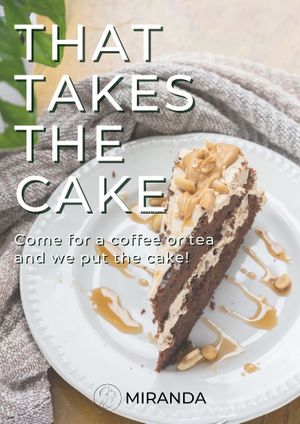 PB Chocolate Cake at Miranda Cafe in North London