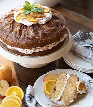 Lemon poppy seed cake at Miranda Cafe in North London