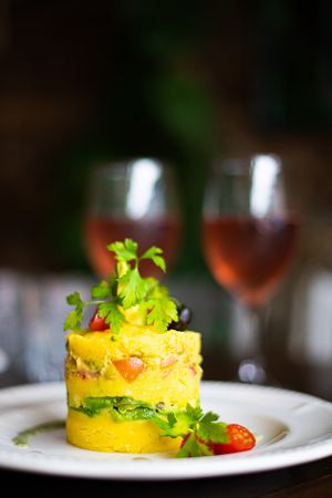 Causa Limeña at Miranda Cafe in North London