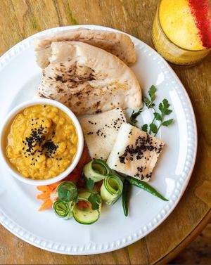 Gujarati Thali at Miranda Cafe in North London