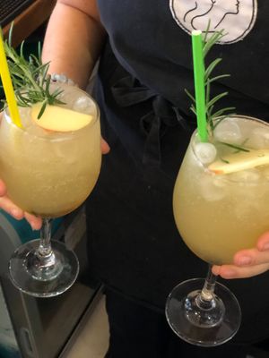 Elderflower Spritz anyone? at Miranda Cafe in North London