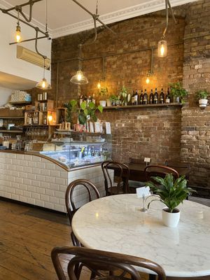Interior  at Miranda Cafe in North London