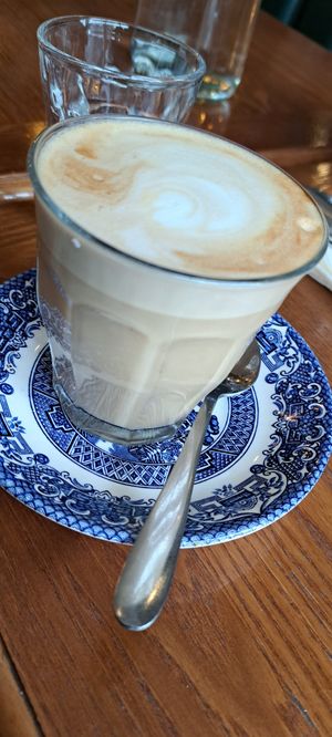 Latte at Miranda Cafe in North London