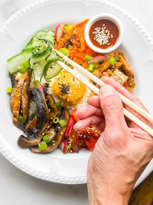 NEW Korean Bowl at Miranda Cafe in North London