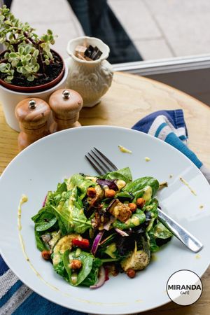 Roasted Veggies Salad at Miranda Cafe in North London